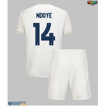 Otroški Nogometni dresi Nottingham Forest Dan Ndoye #14 Gostujoči 2025-26 Kratek Rokav (+ Kratke hlače)